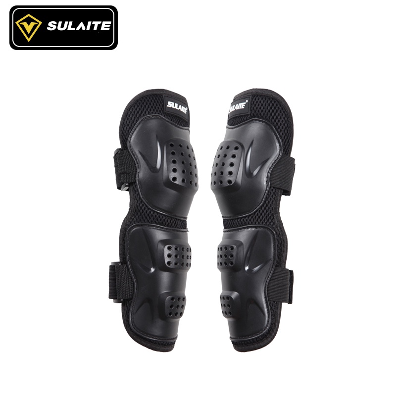 รถจักรยานยนต์เข่า Shin Guard Anti-Slip 2 in 1 Protector Elbow Pads ปรับ Dirt Bike Gear Armor Set - รูปที่ 4