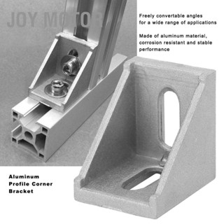 Joy อุปกรณ์มอเตอร์อลูมิเนียม 2-Holes Right Angle L-Type สําหรับ 3030 Profile 20ชิ้น