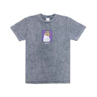 SLUM LTD - RIPNDIP F22 Nermal S Thompson Tee Charcoal Mineral Wash