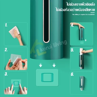 Softkiss ที่วางแก้วกระดาษแบบติดผนัง กระบอกใส่แก้วกระดาษ 1แถว ที่เก็บแก้วกระดาษ/พลาสติก มี 3 สี อุปกรณ์จัดระเบียบแก้วน้ำ