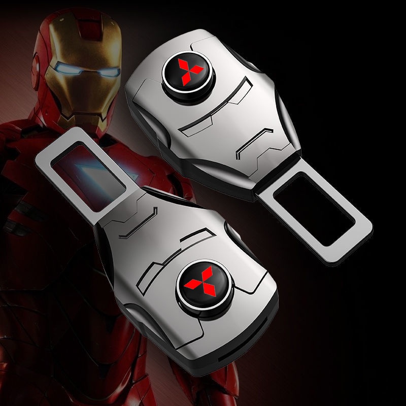 คลิปหนีบเข็มขัดนิรภัยรถยนต์ Mitsubishi เสียง ขจัดหัวเข็มขัด จัดแต่งทรงผม Ironman Attrage Triton Mira