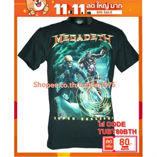 เสื้อวง Megadeth เสื้อวงร็อค เมทัล สากล เสื้อวินเทจ เมกาเดธ MDH1497