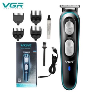 VGR V-055 แบตตาเลี่ยนตัดแต่งทรงผม ปัตเตอเลี่ยน ขนาดพกพา แกะลาย กันขอบ HAIR CLIPPER (HAIR AND BEARD TRIMMER)