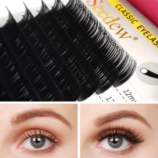 Seedew ขนตาคลาสสิก 0.07 มม.B C D DD L LC LD LU แต่งหน้า Faux ขนตาปลอม ต่อขนตา