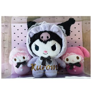 Box Set ตุ๊กตา Kuromi Limited Edtion 3 piece set (งานลิขสิทธิ์)