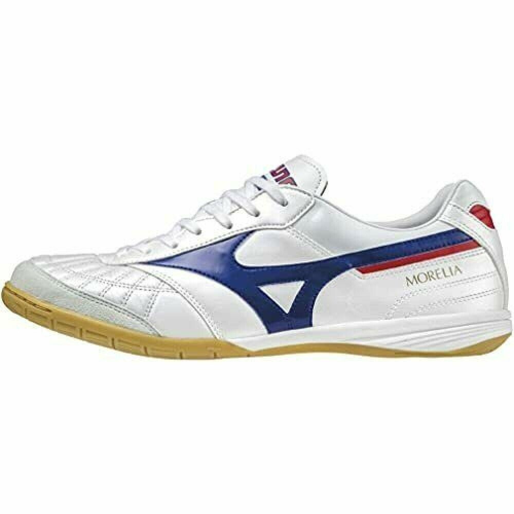 MIZUNO รองเท้าฟุตซอลฟุตบอล MORELIA SALA JAPAN IN Q1GA2100 สีขาว Eu Size 39-45 ใหม่ พร้อมกล่อง