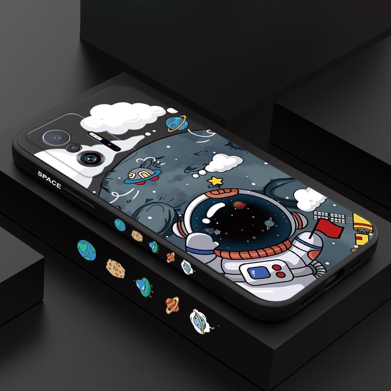 ธงนักบินอวกาศเคสโทรศัพท์สําหรับ Xiaomi Mi 14T 13T 12T 11T 10T Pro Lite แฟชั่น Mi 9T Pro สบายรู้สึกฝาครอบ