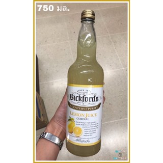 บิกฟอร์ดน้ำมะนาวเข้มข้น 750มล. Bickfords Natural Lime Juice Cordial 750 ml.