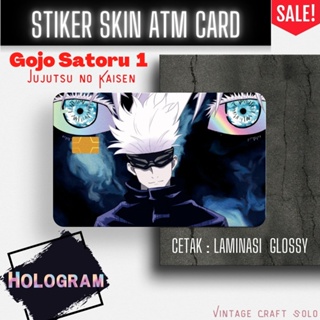 ใหม่! สติกเกอร์การ์ด ลายอนิเมะ Jujutsu No Kaisen Gojo Satoru สไตล์วินเทจ