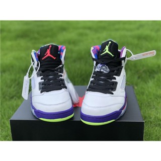 2020 Newest Air Jordan 5 "Alternate Bel-Air" DB3335-100 AJ5 รองเท้าบาสเก็ตบอล NTKP WKEF