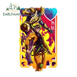 Earlfamily สติกเกอร์ 13 ซม. x 8.4 ซม. สําหรับ DIO &amp; The World JOJO Occlusion Scratch VAN Windshield Decal Trunk แล็ปท็อป รถยนต์