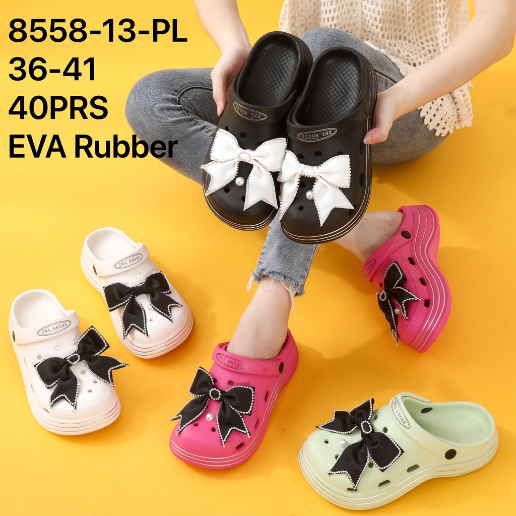 Baim Sandals/Fuji Jelly Sandals/Women 's Sandals classic Bae Clog platform Jibbitz/Bae Clog Fashion 