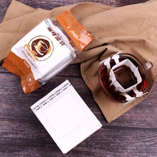 ถุงดริปกาแฟ(50ซอง) ถุงกรองกาแฟดริป แบบมีหูแขวน ถุงกรองกาแฟแบบใช้แล้วทิ้งแพค filter สามารถใช้ได้กับแก้วทุกประเภท