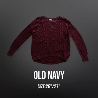 เสื้อสเวตเตอร์OLD NAVYแท้ เสื้อไหมพรม เสื้อสเวตเตอร์มือสอง#10