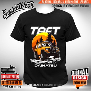 เสื้อยืด พิมพ์ลาย taft GT daihatsu jeep 4WD org - Enginewear