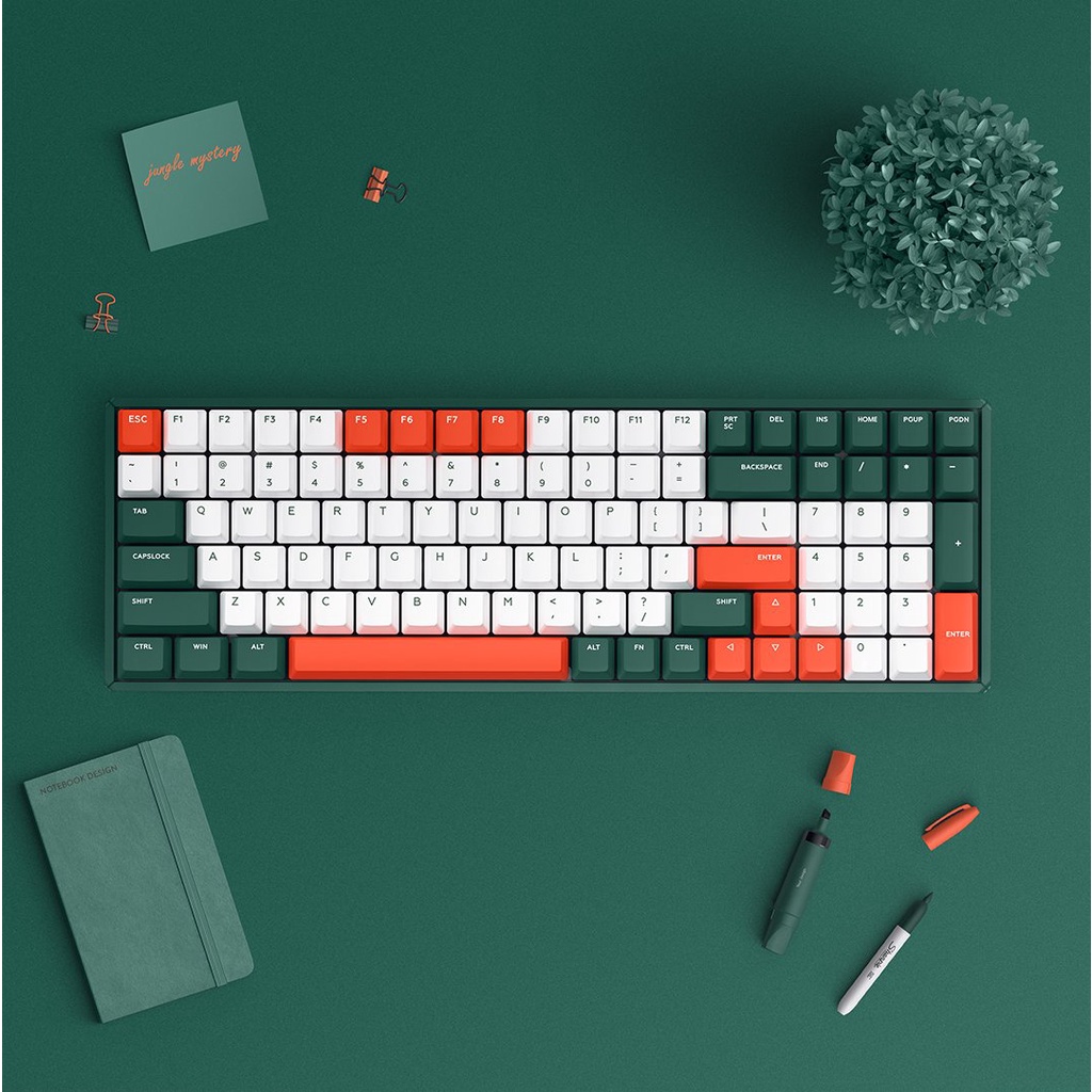 IQUNIX Keyboard F96 Jungle Mystery RGB Gateron Switch
