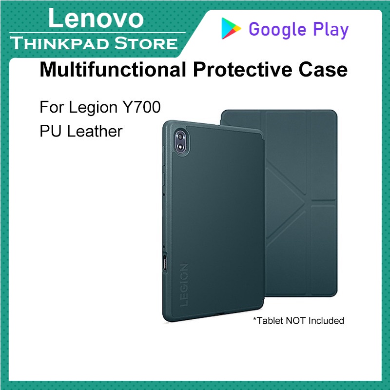 การเลือกคุณภาพอย่างเข้มงวดLenovo Original Protective Case มัลติฟังก์ชั่นสำหรับ LEGION Y700แท็บเล็ต PU Leather Intelligen