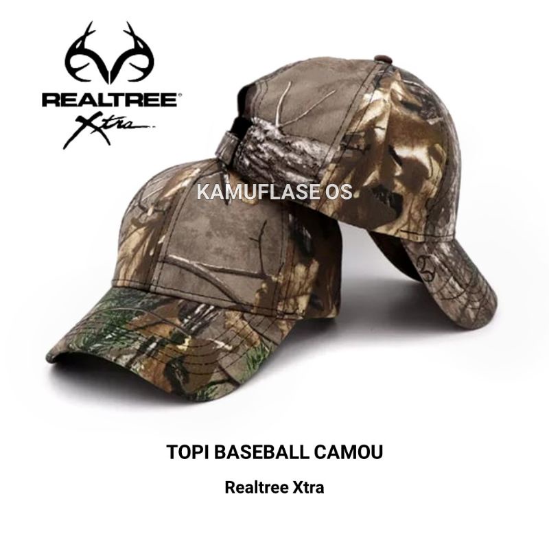 Realtree xtra หมวกเบสบอล ลายพราง ลายพราง สําหรับล่าสัตว์ กลางแจ้ง