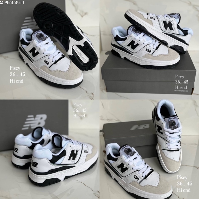 🎊🛍รองเท้าผ้าใบ New balance 550รุ่นมาใหม่ รองเท้าผ้าใบงามแท้ใส่ได้ทั้งผู้หญิงและผู้ชาย