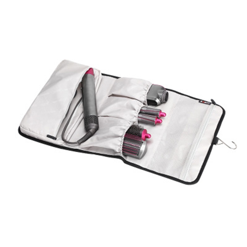 Protable Storage Bag Compatible for Dyson Airwrap Styler Accessories Holder Multiple Pouches with Hook Hangerl
