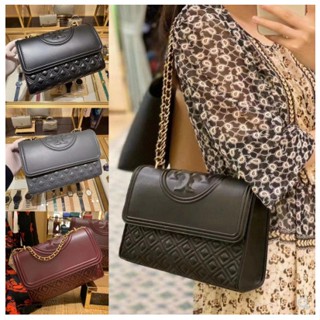 Tory Burch Fleming กระเป๋าสะพายไหล่ เปิดประทุน