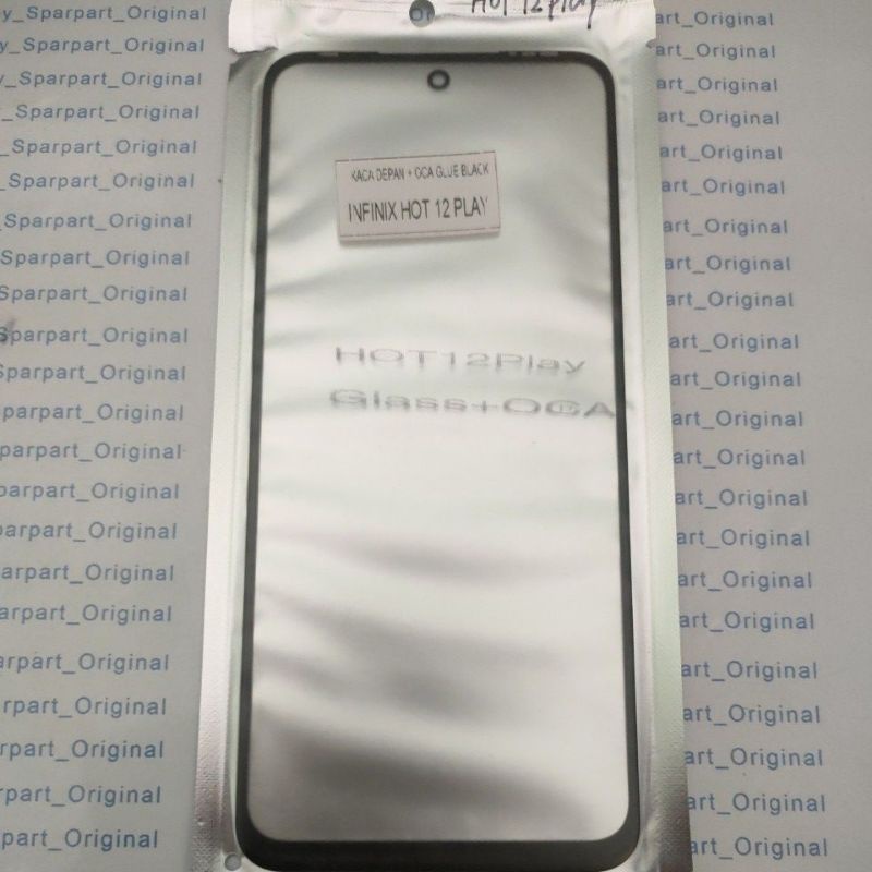 กระจก PLUS OCCA OCA GLUE INFINIX HOT 12 / Hot 12 play PLAY X6817 X6816 X6816C TOUCHSCREN