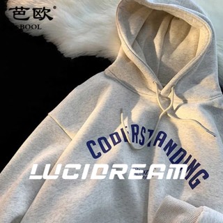 LUCIDREAM  เสื้อกันหนาว เสื้อแขนยาว เสื้อกันหนาว ผู้หญิง 2022สินค้ามาใหม่ วินเทจ Oversize เกาหลี ใส่สบายๆ ทรงหลวม สไตล์สปอร์ต รุ่นใหม่ fashion ทันสมัย ins MJ22000334-18 36Z230909