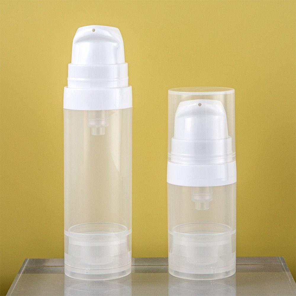 Back2life ขวดปั๊มสูญญากาศ Travel 5/10/15/25ml ขวดรองพื้นเหลวเครื่องจ่ายครีม Vial อุปกรณ์อาบน้ํา Sub-Bottling ขวดรีฟิล