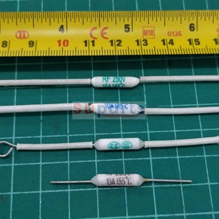 ฟิวส์ เทอร์โมฟิวส์ เซรามิค หม้อหุงข้าว Ceramic Thermal Fuse 10A 250V 130°C 155°C 165°C 185°C #CTF แบบ A