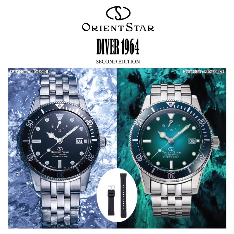 นาฬิกา Orient Star Mechanical Sports Watch, Metal Strap รุ่น RE-AU0601B