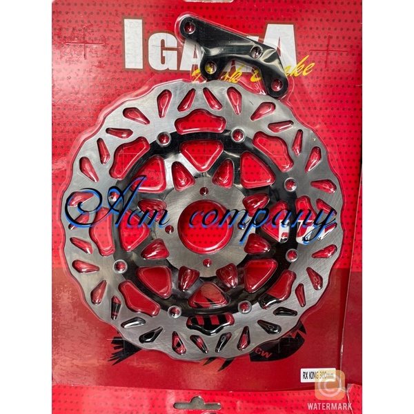แผ่นดิสก์ 300 มม. + MDL TDR/PSM ตัวยึดสีดํา RXKING RX KING RXK