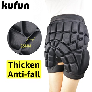 ◆☍❍kufun กางเกงขาสั้น รองสะโพก สำหรับเล่นสกี สโนว์บอร์ด