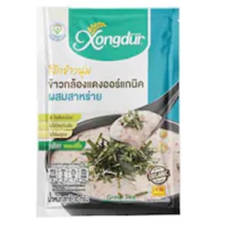 ซองเดอร์โจ๊กข้าวกล้องแดงออร์แกนิคผสมสาหร่าย 30กรัม Xongder Organic Red Brown Rice Porridge with Seaweed