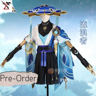 [Pre-Order] ชุด / วิก / หมวก Cosplay Genshin Impact - Scaramouche Wanderer ver.