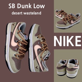 （ยิงจริง）Nike SB Dunk Low desert wasteland ของแท้100%💯รองเท้าผ้าใบ รองเท้า รองเท้าวิ่ง รองเท้า nike-1-4