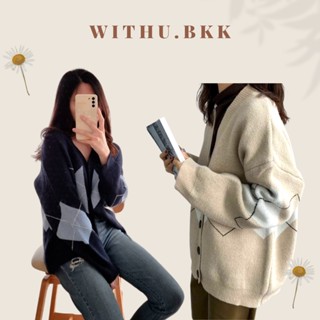 WithU [พร้อมส่ง] รุ่น Winter แขนยาวมีกระดุม มินิมอล สไตล์เกาหลี