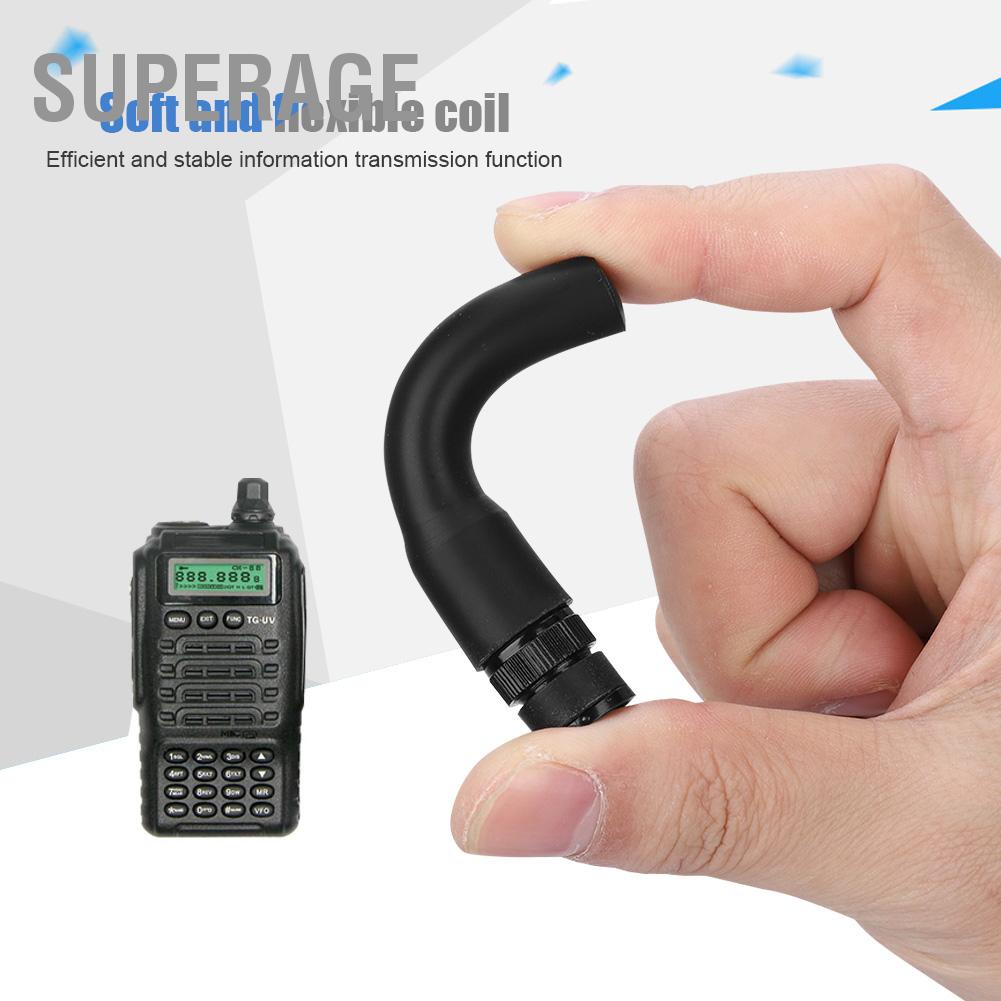 Superage Sf20 Dual Band Vhf Uhf Gain Bnc 144Mhz 430Mhz เสาอากาศแบบนุ่มสําหรับ Kenwood Tk300 Tk320