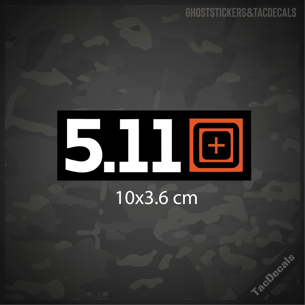 สติกเกอร์5.11 สติกเกอร์Tactical แต่งรถยนต์ มอเตอร์ไซค์ กล่องปืน งานพิมพ์