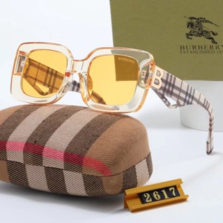 BURBERRY แว่นตากันแดด ป้องกันรังสียูวี ทรงสลิม คุณภาพสูง แฟชั่นใหม่ สไตล์เกาหลี สําหรับผู้หญิง และผู้ชาย