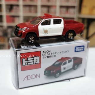 [พร้อมส่ง] Tomica Original AEON no.64 Toyota Hilux Thai Police Specification