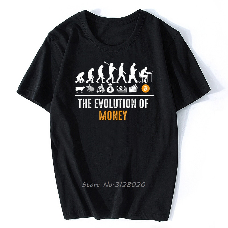เสื้อ Bitcoin Cryptocurrency Crypto Miner Bitcoin BTC Crypto Design เสื้อยืดผู้ชายผ้าฝ้ายเสื้อยืดตลก