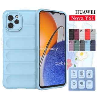 เคสโทรศัพท์ซิลิโคน แบบนิ่ม กันกระแทก ป้องกันกล้อง สําหรับ HUAWEI Nova Y61 NovaY61 Nova Y70 Y90