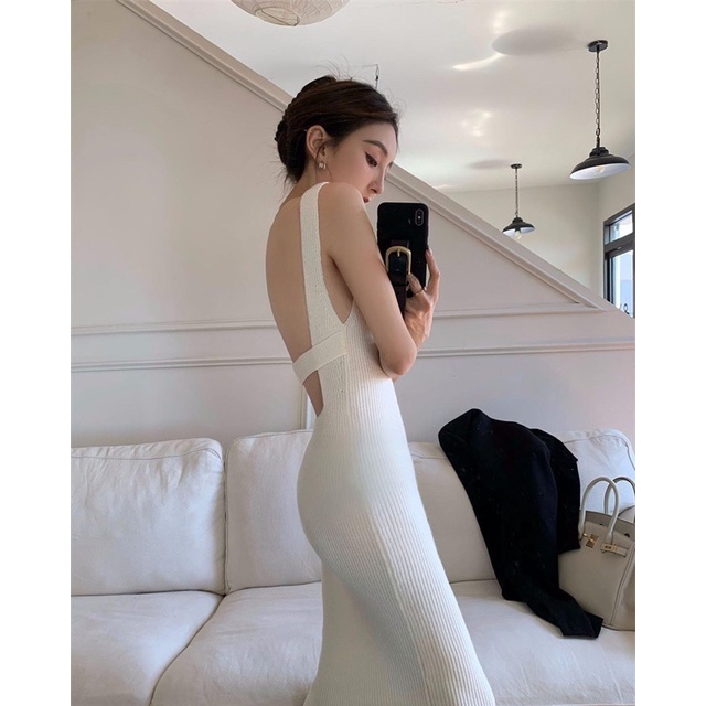 Mogwany พรี สวยสับมากๆ Ami White Dress