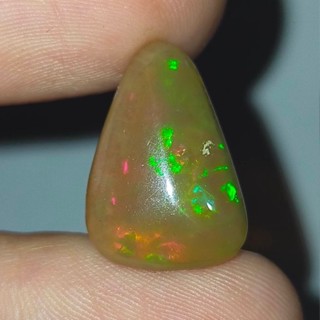 พลอย โอปอล เอธิโอเปีย ธรรมชาติ แท้ ( Natural Opal Ethiopia ) หนัก 5.18 กะรัต