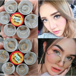 คอนแทคเลน์ บิ๊กอาย รุ่น Kwanusa มีสี เทา/ตาล Gray/Brown มีค่…