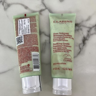 Clarins Purifying Gentle Foaming Cleanser with Alpine Herbs &amp; Meadowsweet Extracts  125 ml (Combination to Oily Skin)