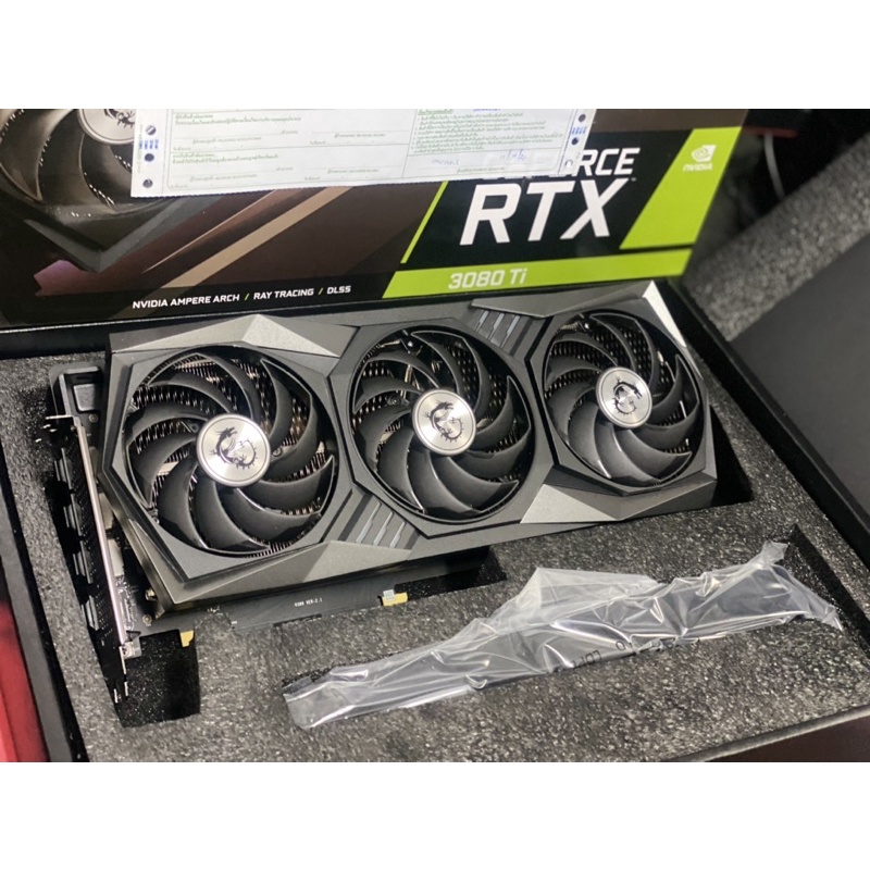 VGA MSI RTX3080Ti GAMING X TRIO 12GB การ์ดจอมือ 1