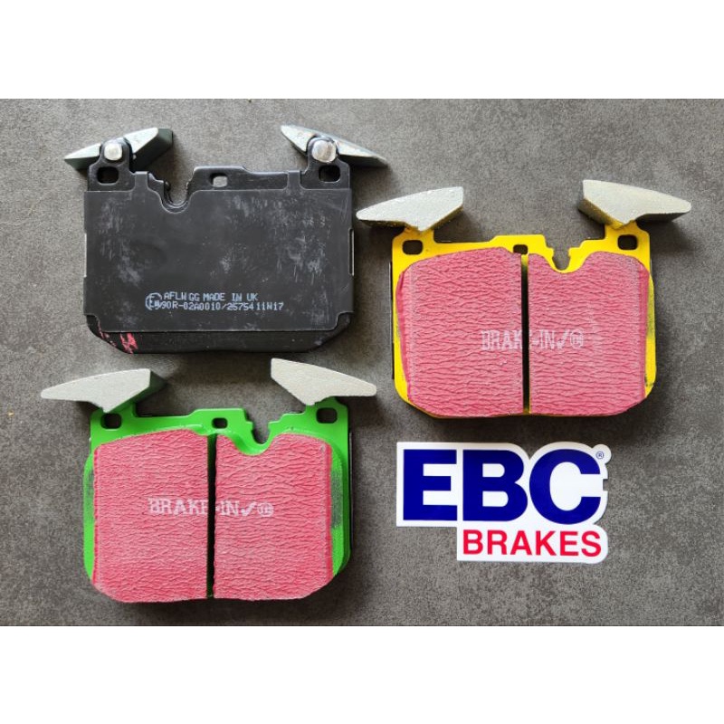 ผ้าเบรค EBC Brakes/ ผ้าเบรคหน้า-หลัง BMW F30 M Performance ขนาดจานหน้า 340, 370MM ,จานหลัง 345mm