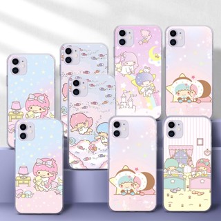 เคสโทรศัพท์มือถือ TPU ใส แบบนิ่ม ลาย ERT195 twin star น่ารัก สําหรับ Redmi 9 POWER 10 10A 10C K40 Poco M4 Pro A3