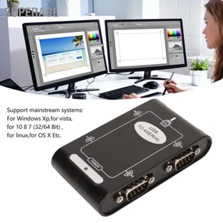 [คลังสินค้าใส]BSuperage อะแดปเตอร์ Usb เป็น Serial 4 Rs232 พอร์ต Com Db9 ขนาดกะทัดรัด สําหรับ Windows 10 8 7 Os X